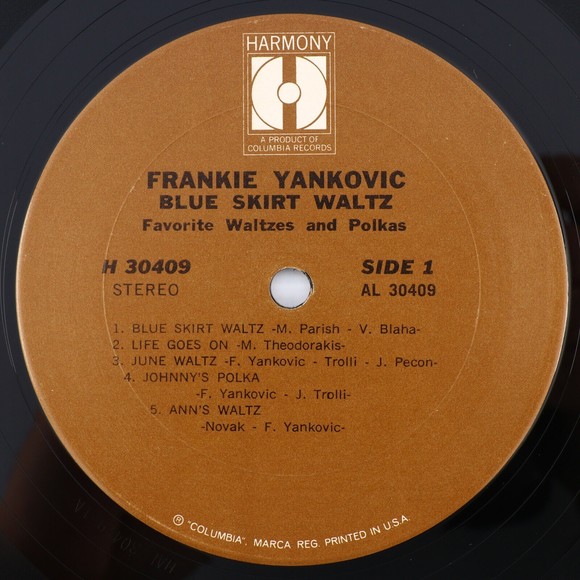 Frankie Yankovic Blue Skirt Waltz (Favourite Waltzes & Polkas) LP Record H 30409 - Picture 8 of 15